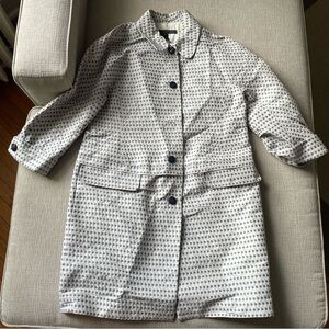 Marc By Marc Jacobs Newsprint Beige Coat